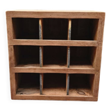 Wooden locker storage bench