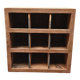 Wooden locker storage bench