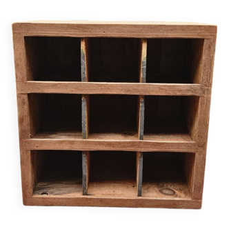 Casier bois banc de rangement