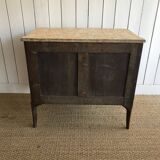 Commode transition in marquetry. 18th century.