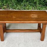 Table basse de ferme ou monastère en chêne massif 95cm