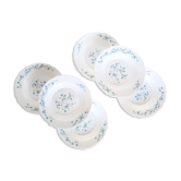 Set de 6 assiettes creuses Arcopal motif Véronica
