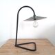 Desk / industrial lamp - Iron Enamelled Sheet Metal Green and White - 1940