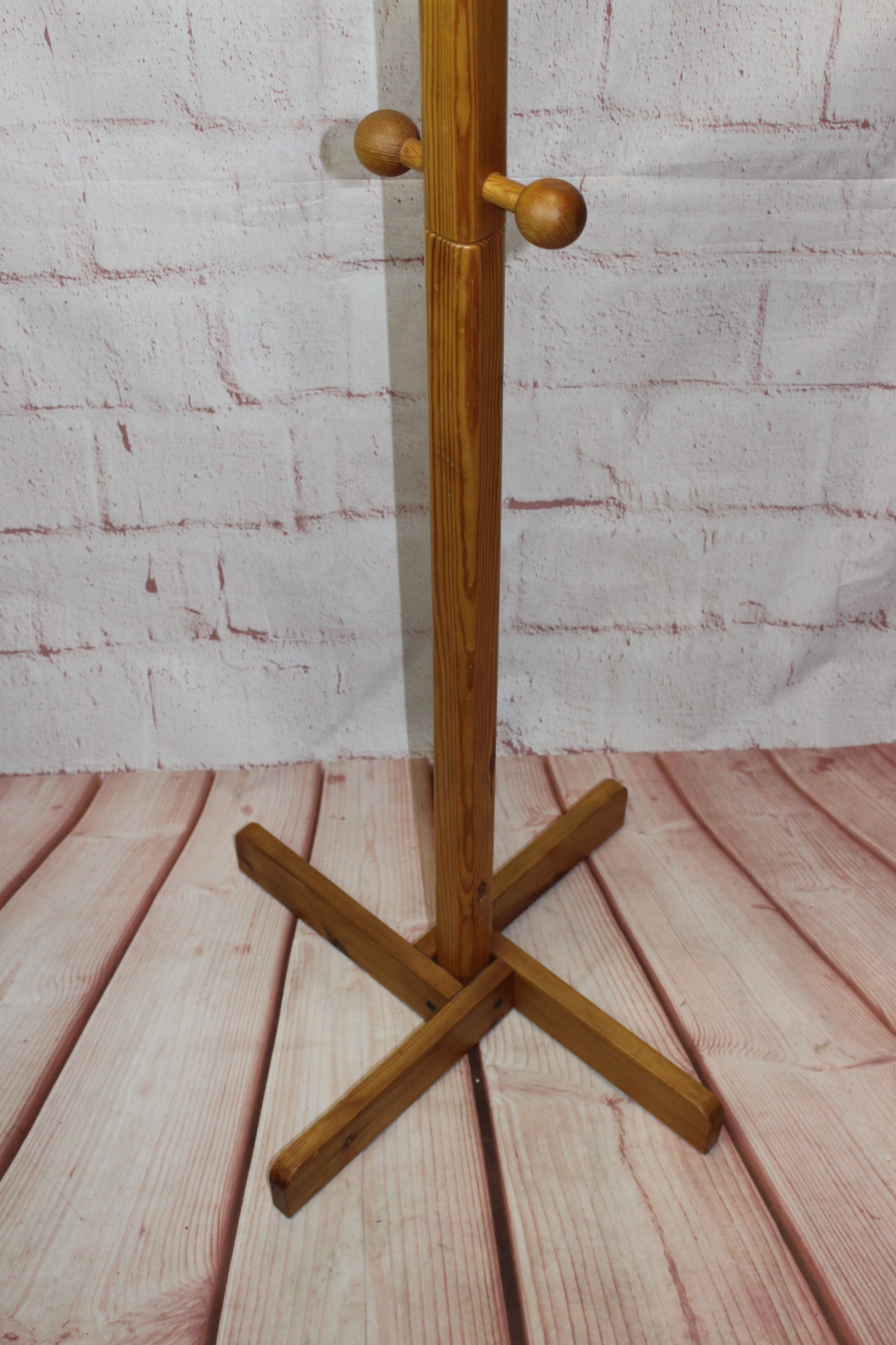 Coat rack on foot vintage scandinavian design