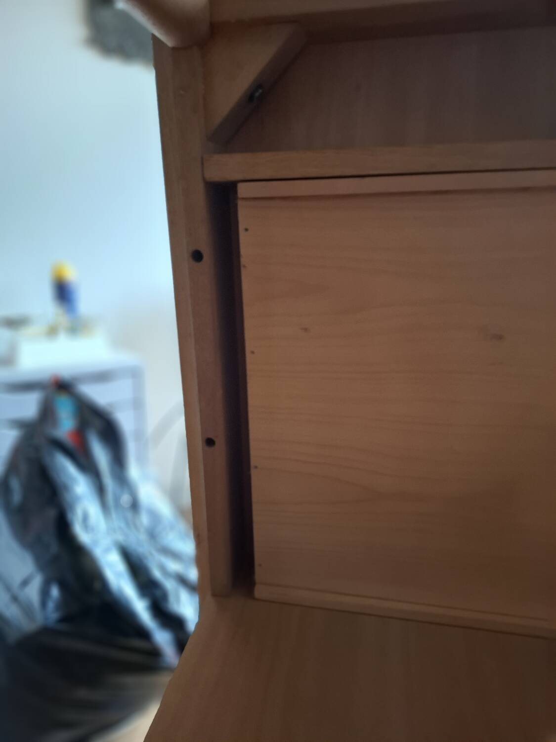 Solid oak desk from the 60s-70s.