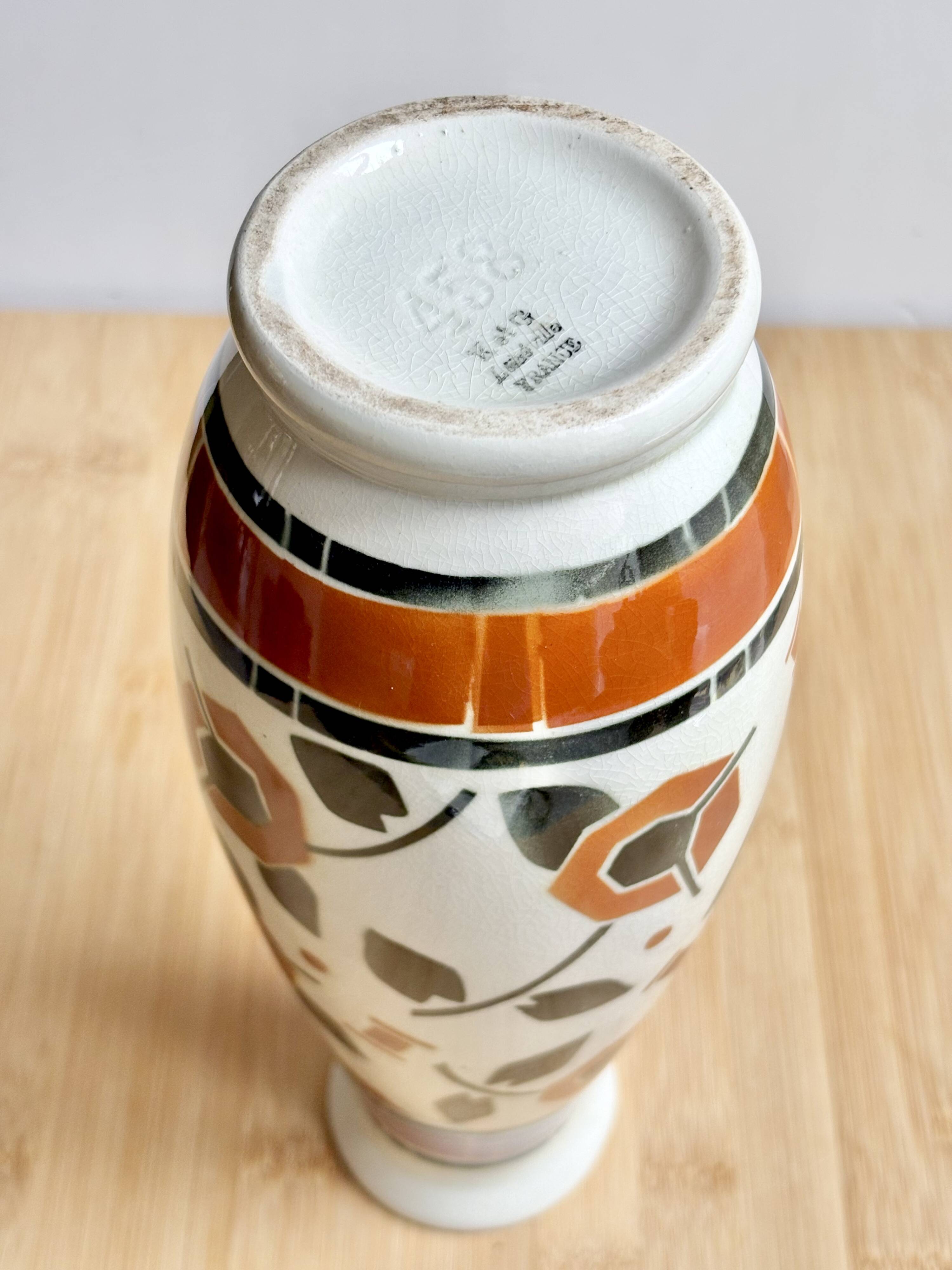 Art Deco vase, Lunéville, 1925