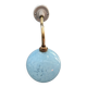 Applique ancienne opaline Clichy bleu col de cygne porcelaine art déco 1930 diamètre 13 cm