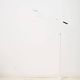 Articulated reading floor lamp, Italy, 1980s