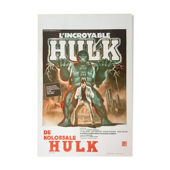 Movie poster "Lincroyable Hulk" 37x55cm 1978