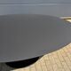 Knoll Tulip oval dining table 198/244cm black Feniks laminate
