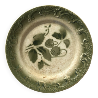 Strawberry slip plate - Pexonne Earthenware