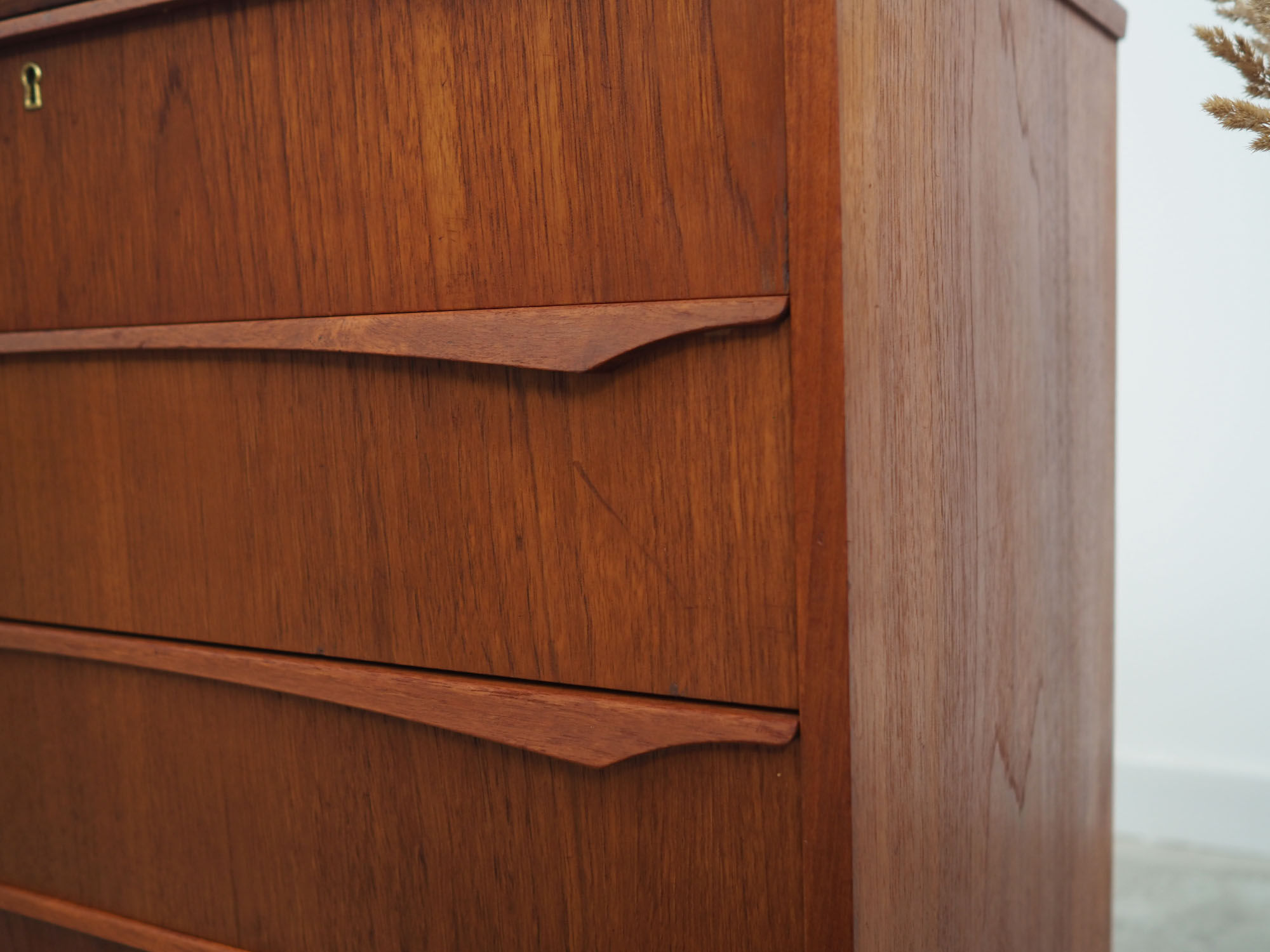 Teak chest of drawers, Danish design, 1970s, made in Denmark