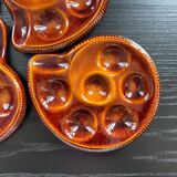 Lot de 6 assiettes à escargots