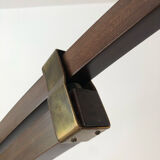 Wooden arc floor lamp circa 1970