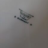 Richard Scharrer's white porcelain vase op art for Thomas , Germany 1970