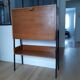 Writing desk wood and metal Jean Domps