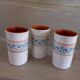 Set of 6 mugs from "Oulja Sale" Morocco