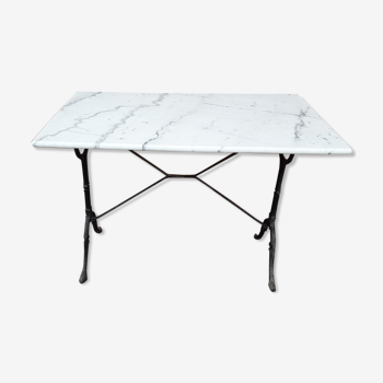 Marble tray bistro table