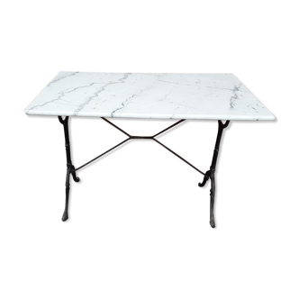 Marble tray bistro table