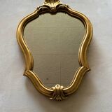 Louis XV style gilded wood shell mirror