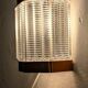 Scandinavian wall lights in copper and pressed glass