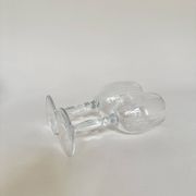 Set of 4 water glasses and 4 wine glasses, swirling glass