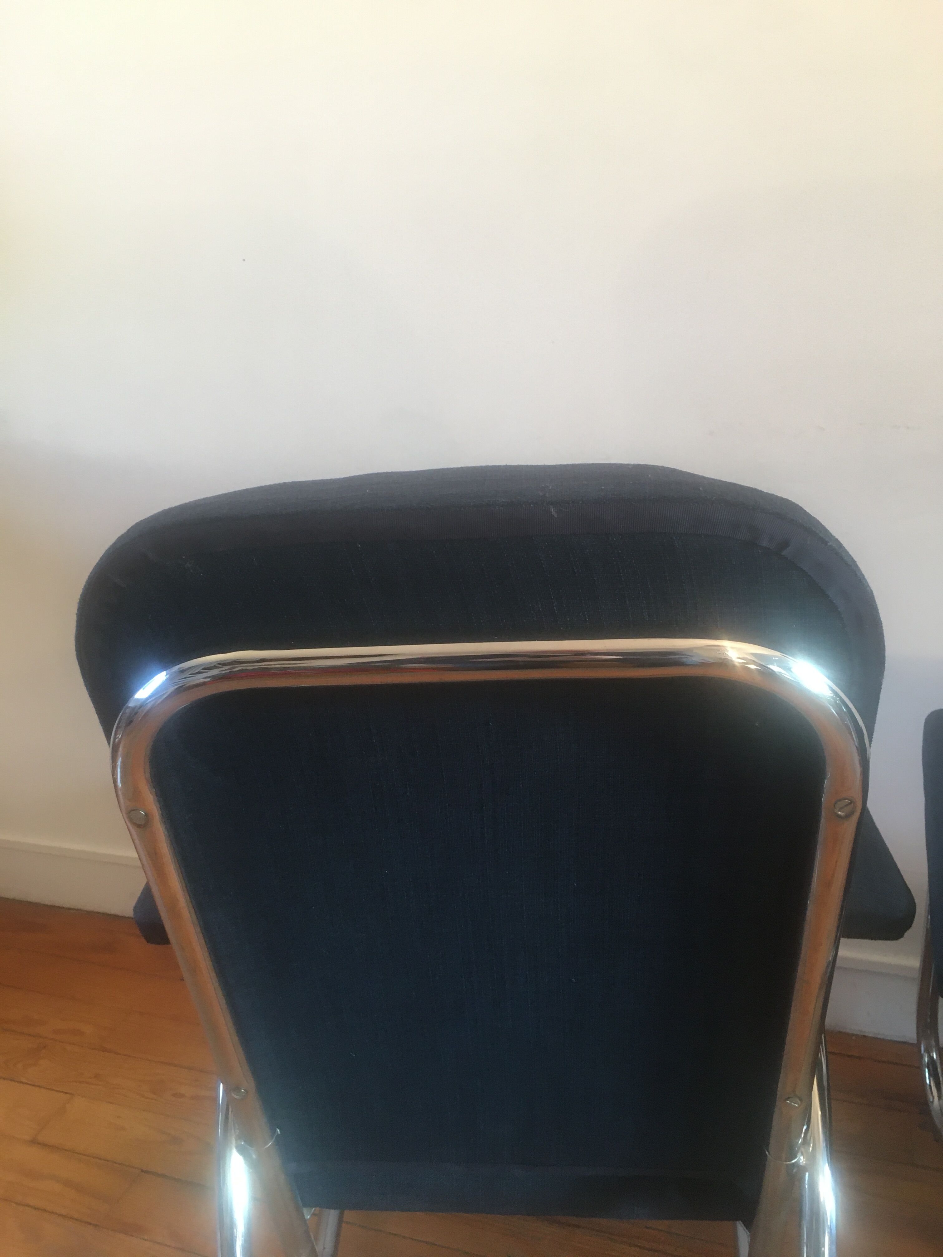 Pair of modernist armchairs 50s