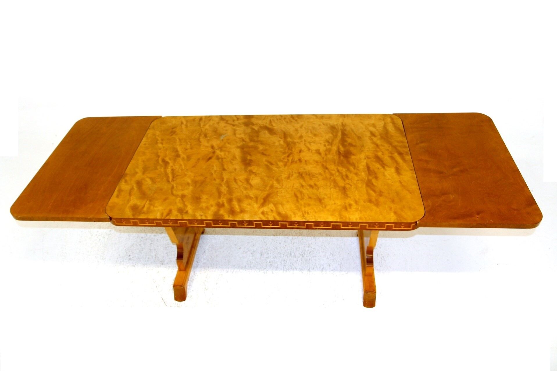 Birch dining table, Sweden, 1940s