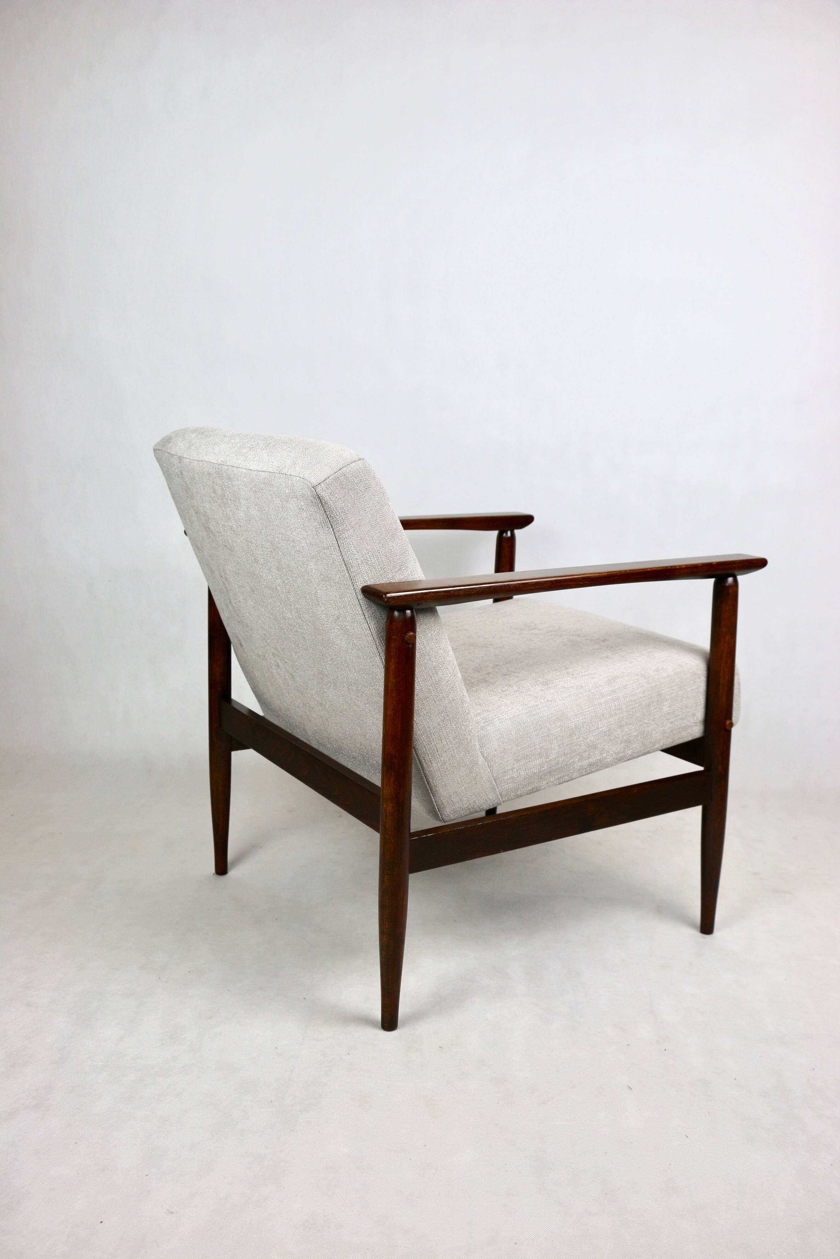 Vintage Light Grey Easy Chair, 1970s