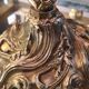 Bronze lamp rocaille style, 38x20, electricity to standard