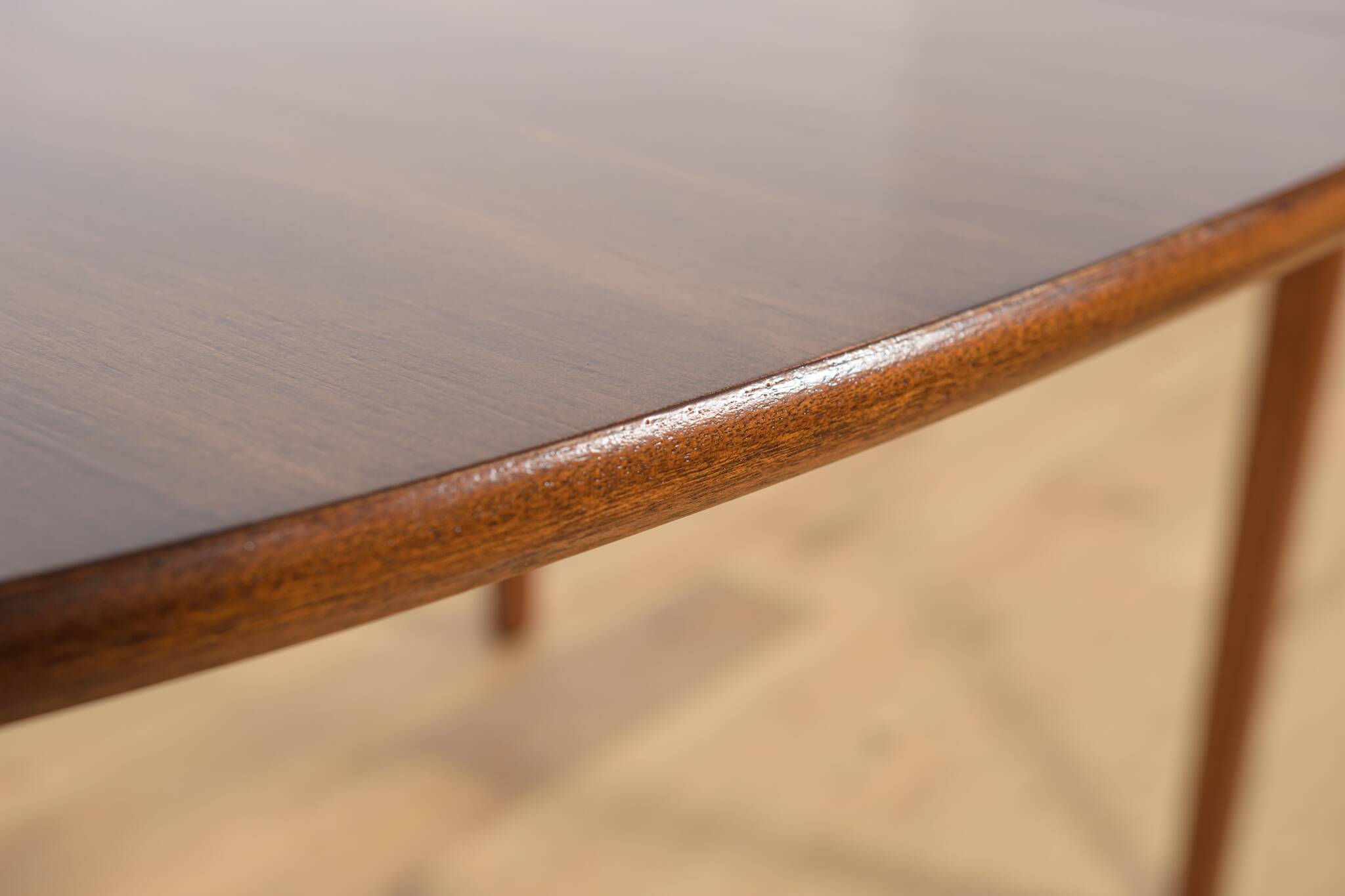 Table de Salle à Manger Extensible Mid-Century par Ole Wanscher pour Poul Jeppesens Furn