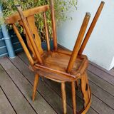 Paire de chaises bistrot vintage