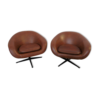 Pair of 60's armchairs