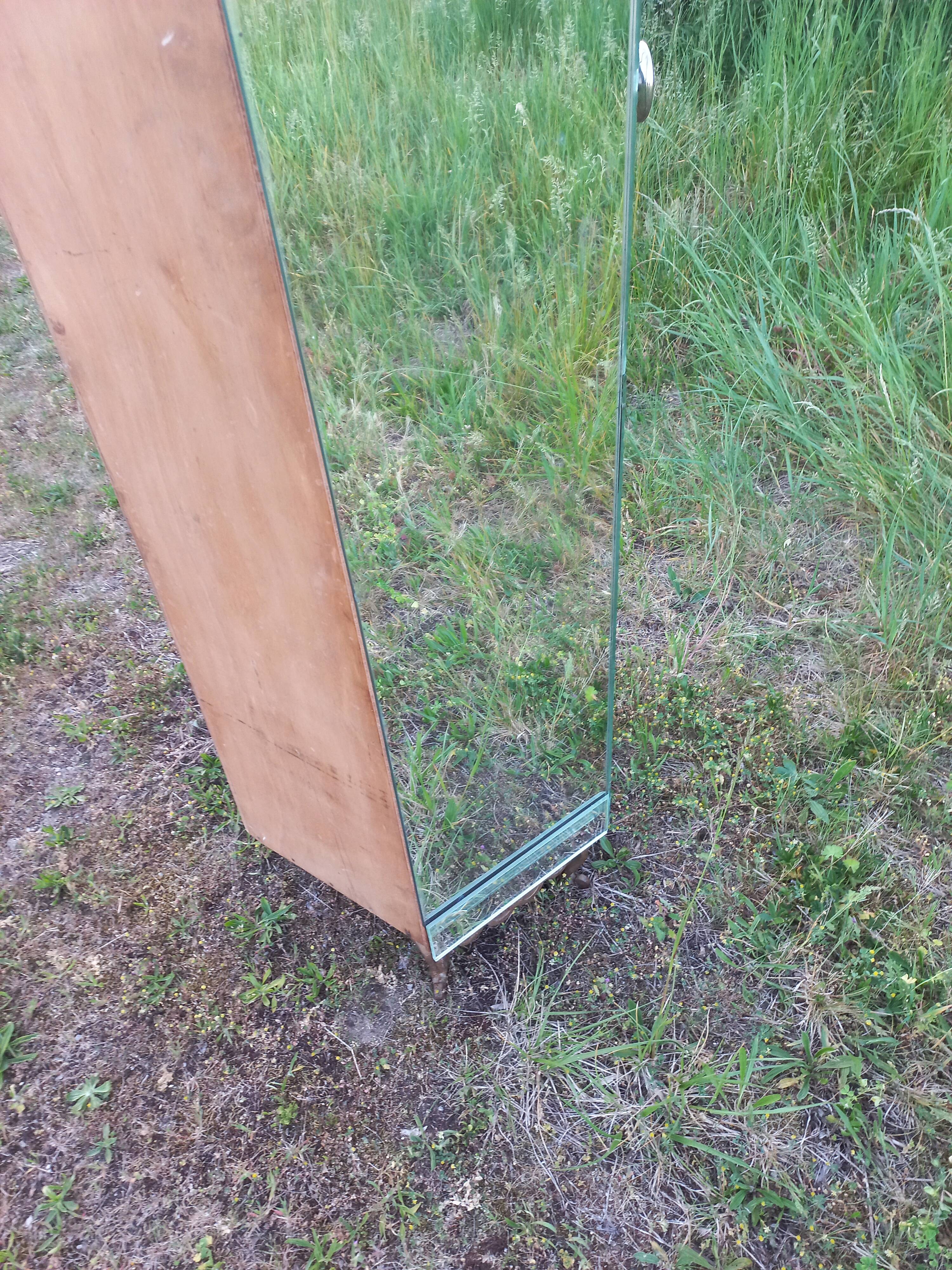 Armoire d'angle Art Déco en miroir