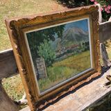 Painting signed Gence