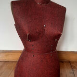 Buste mannequin ancien des années 1950