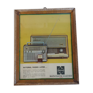 Publicité Matsushita radio tirage