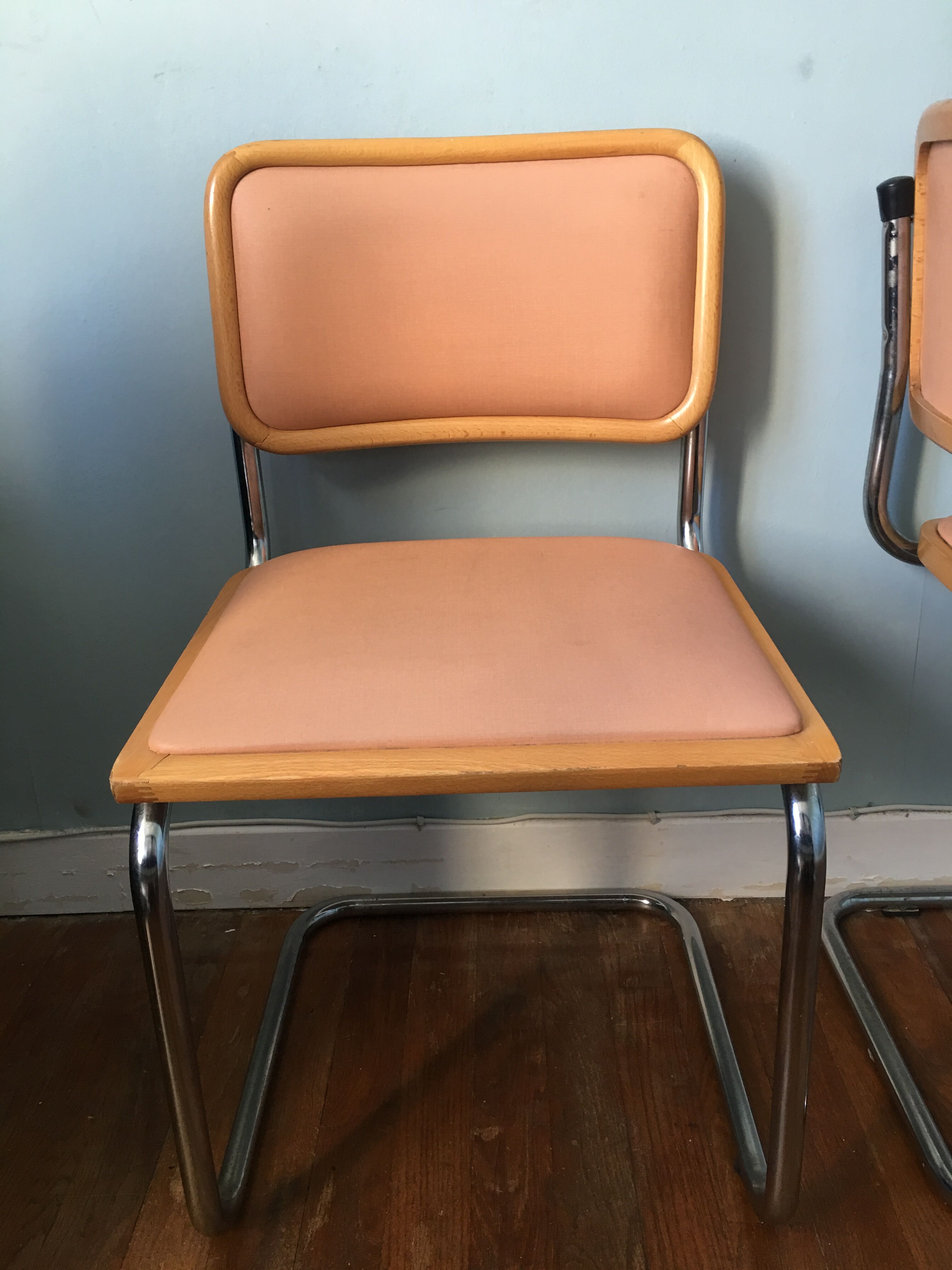 2 Cesca B32 chairs by Marcel Breuer