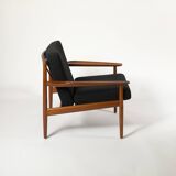 Fauteuil lounge d'Arne Vodder pour Glostrup, Danemark, années 1960