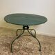 Wrought iron garden table