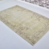 Turkish oushak vintage carpet sku 3158