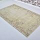 Turkish oushak vintage carpet sku 3158