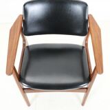 Mid Century Danish Modern teak armchair in the style of Arne Vodder