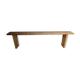 Solid wood bench patinated 180cm
