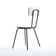 Midcentury chair in metal & formica, Kovona Czechoslovakia 1960s