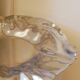 Alessi cut basket flat design Lluis Clotet in crumpled stainless steel