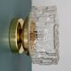 Vintage moulded glass wall or ceiling light globe