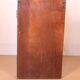 Old wall showcase in original white-blue patina Burmese teak