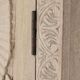 Mango wood cabinet 125x43x214 natural carving