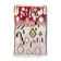 Pink and red Berber Boujad rug in wool, bohemian decor.